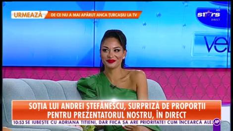 Star Matinal. Soția lui Andrei Ștefănescu, surpriză de proporții. Când va avea loc cununia religioasă