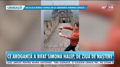 Simona Halep şi-a sărbătorit ziua de naştere pe Marele Zid Chinezesc!