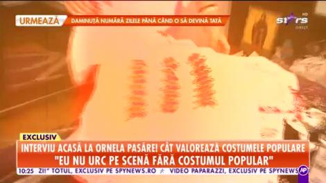 Interviu acasă la Ornela Pasăre! Cât valorează costumele populare