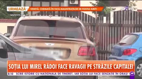 Star Matinal. Soția lui Mirel Rădoi face ravagii pe străzile Capitalei