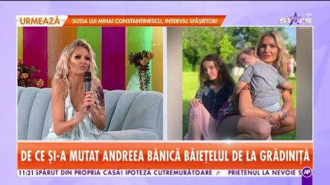Star Matinal. Andreea Bănică, o mămică împlinită: Mi-ar plăcea să o văd soprană pe fiica mea