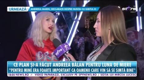 Star News. Ce plan și-a făcut Andreea Bălan pentru luna de miere