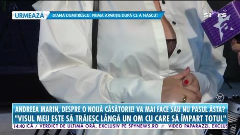 Andreea Marin face marele anunţ despre o nouă căsătorie! În ce stadiu a ajuns relaţia cu partenerul ei de viaţă?!