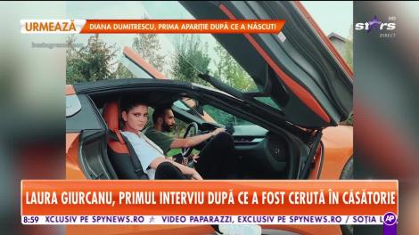 Star Matinal. Laura Giurcanu, primele declaraţii despre cererea în căsătorie