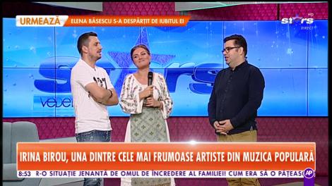 Irina Birou cânta, la Star Matinal, melodia "De ce vrei să pleci de lângă mine".