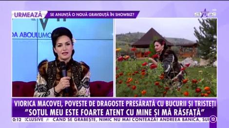 Agenția VIP. Viorica Macovei se pregătește de al doilea copil: Nu sunt însărcinată, însă de dorim încă unul. Ne dorim trei copii