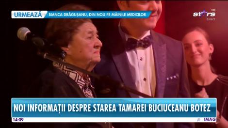 Tamara Buciuceanu Botez va rămâne internată în Secţia de Terapie Intensivă de la Elias