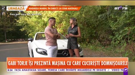Gabi Toje şi-a prezentat maşina cu care cucereşte domnişoarele