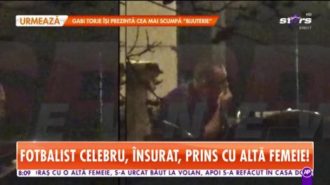 Un fotbalist celebru şi puţin însurat s-a urcat băut la volan cu o altă femeie!