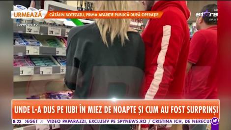 Filmări în premieră! Blonda pentru care a fost părăsită Elena Ionescu are deja pofte! Unde l-a dus pe iubit