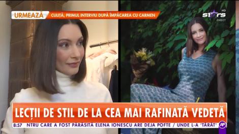 Star Matinal. Andreea Berecleanu, cea mai elegantă femeie din România!