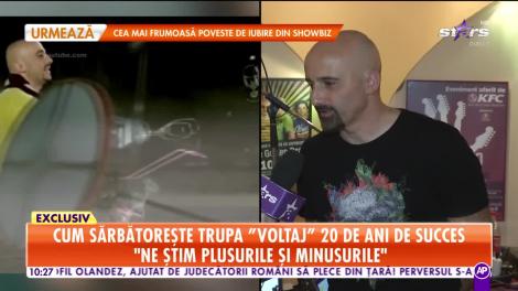 Cum sărbătoreşte trupa "Voltaj" 20 de ani de succes