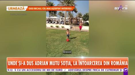 În ce loc superb şi-a dus familia Adrian Mutu
