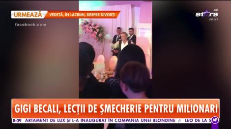 Nunta fiicei lui Gigi Becali a adunat toţi milionarii României la un loc! Patronul FCSB a aruncat cu teancuri de bani!