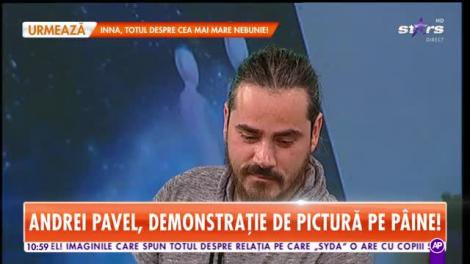 Star Matinal. Andrei Pavel, demonstrație de pictură pe pâine!