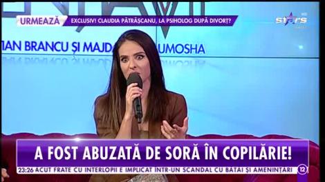 Agenția VIP.  Mellina, abuzată de soră în copilărie: Mi-a dat cu un sifon și cu un scaun în cap