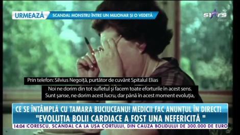 Tamara Buciuceanu, în stare critică la spital!