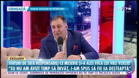 Răi da Buni. Vali Vijelie, sfaturi de tată responsabil: Mai bine mă las pe mine, dar să fie copiii fericiți