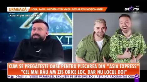 Cum se pregătește Oase pentru plecarea pentru aventură Asia Express