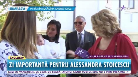 Zi importantă pentru Sandra Stoicescu. frumoasa prezentatoare își botează fetița