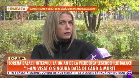 Star Matinal. Un an de la pierderea legendei Ilie Balaci. Lorena Balaci: Încă nu realizez că nu mai este, am momente în care îl aștept să vină