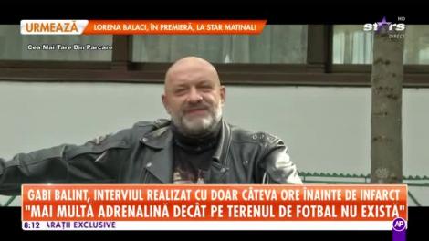 Star Matinal. Gabi Balint, senzații tari pe motor: Când jucam fotbal nu aveam voie cu motocicleta