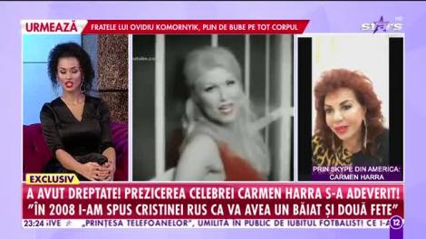 Prezicerea celebrei Carmen Harra s-a adeverit! Cristina Rus, însărcinată din nou!