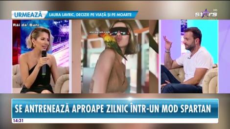 Lidia Buble face un antrenament spartan la sala de fitness!