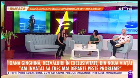 Star Matinal. Ioana Ginghină, dezvăluiri despre viața de după divorț: Am trecut ușor peste probleme pentru că m-au ajutat părinții