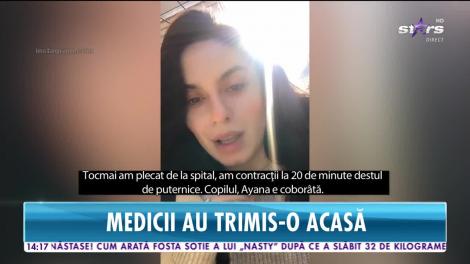Emoţii mari pentru Ioana Grama! Frumoasa brunetă se pregăteşte să nască din moment în moment!