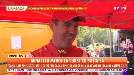 Star Matinal. Mihai Leu merge la curse cu soția sa