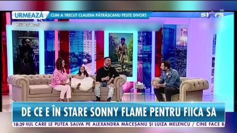 Star News. Sonny Flame, gest emoţionant pentru fiica lui