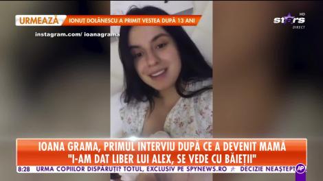Ioana Grama, primul interviu după ce a devenit mamă