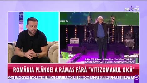 Răi da buni. România plânge! Mihai Constantinescu a plecat într-o lume... minunată. Mihaela Constantinescu: Nu pot să vorbesc despre el la trecut