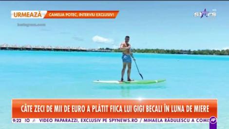 Fiica lui Gigi Becali și soțul ei se bucură de o vacanță exotică peste hotare! Cât au plătit pentru luna de miere