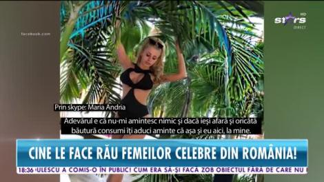 Star News. Vedete din România drogate în club. Maria Andria: Nu-ți aduci aminte nimic