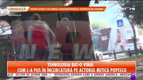 Tehnologia bat-o vina! Cum l-a pus în încurcătură pe actorul Mitică Popescu