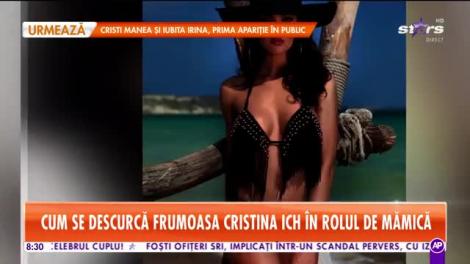 Star Matinal. Cristina Ich, prima apariţie după naştere