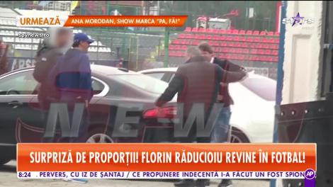 Star Matinal. Surpriză de proporţii! Florin Răducioiu revine în fotbal