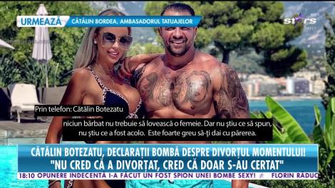 Star News. Cătălin Botezatu, prima reacţie după ce a aflat că Bianca şi Alex Bodi divorţează