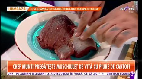 Reţeta zilei! Mușchiuleț de vită cu piure de cartofi cu pastă de trufe