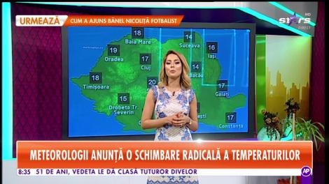 Prognoza meteo 4 noiembrie 2019. Meteorologii anunță o schimbare radicală a temperaturilor