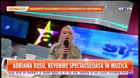 Star Matinal. Adriana Rusu cântă melodia Du-mă