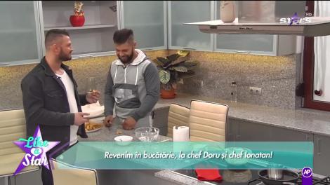 Doru şi Ionatan, puşi pe şotii în bucătărie! Au gătit şi apoi au dat iama în şoriciul din frigider!