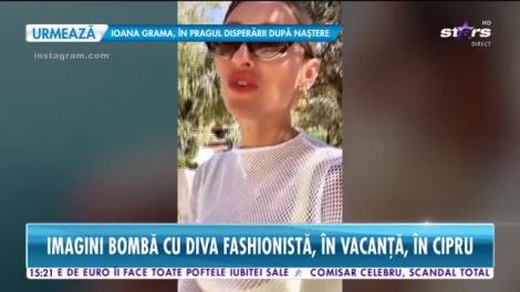 Star News. Imagini bombă cu Ioana Chişiu, diva fashionistă, în vacanță, în Cipru