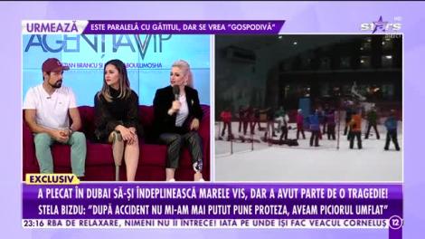 A plecat în Dubai să-şi îndeplinească marele vis, dar a avut parte de o tragedie! Stela Bizdu nu mai poate purta proteza care o ajuta să meargă!