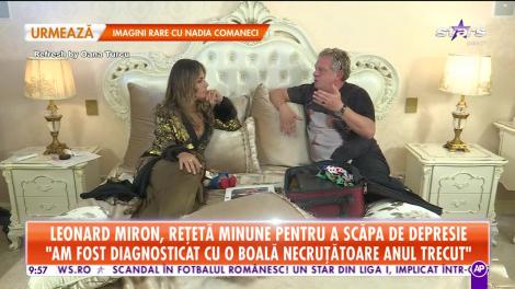 Leonard Miron, reţeta minune pentru a scăpa de depresie