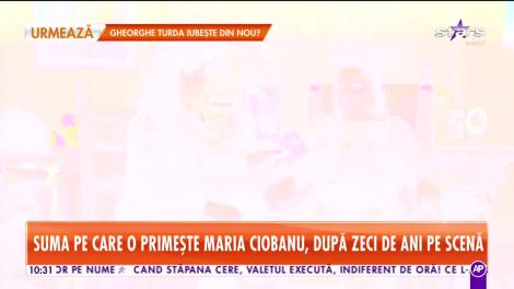 Cât câştigă din pensie mare interpretă Maria Ciobanu