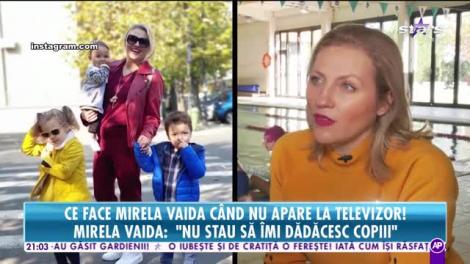 Răi da Buni. Mirela Vaida, cel mai sincer interviu, alături de cei mici. Iată ce face prezentatoarea Acces Direct când nu apare la televizor