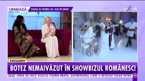 Agenția Vip. Ianna Novac, botez nemaivăzut în showbizul românesc. 27 de naşi au luat parte la ceremonie